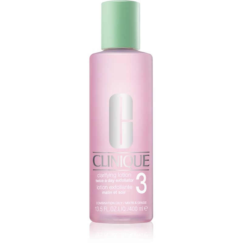 Clinique 3 Steps woda oczyszczająca do skóry tłustej i mieszanej Clarifying Lotion Clarifiante 3) 400 ml