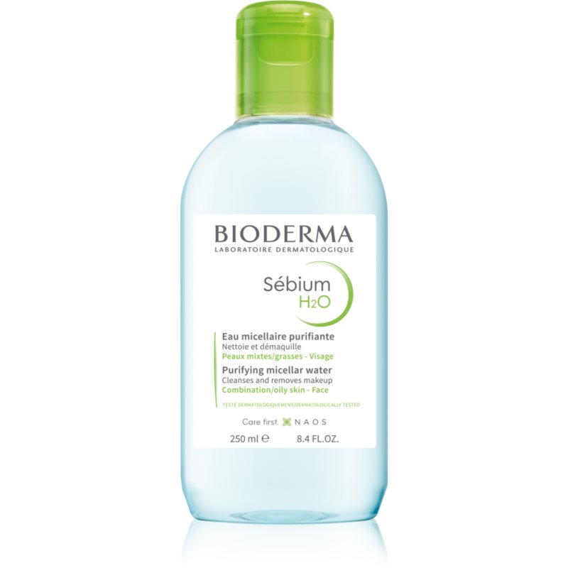 Bioderma Sébium H2O woda micelarna do skóry tłustej i mieszanej Micelle Solution) 250 ml