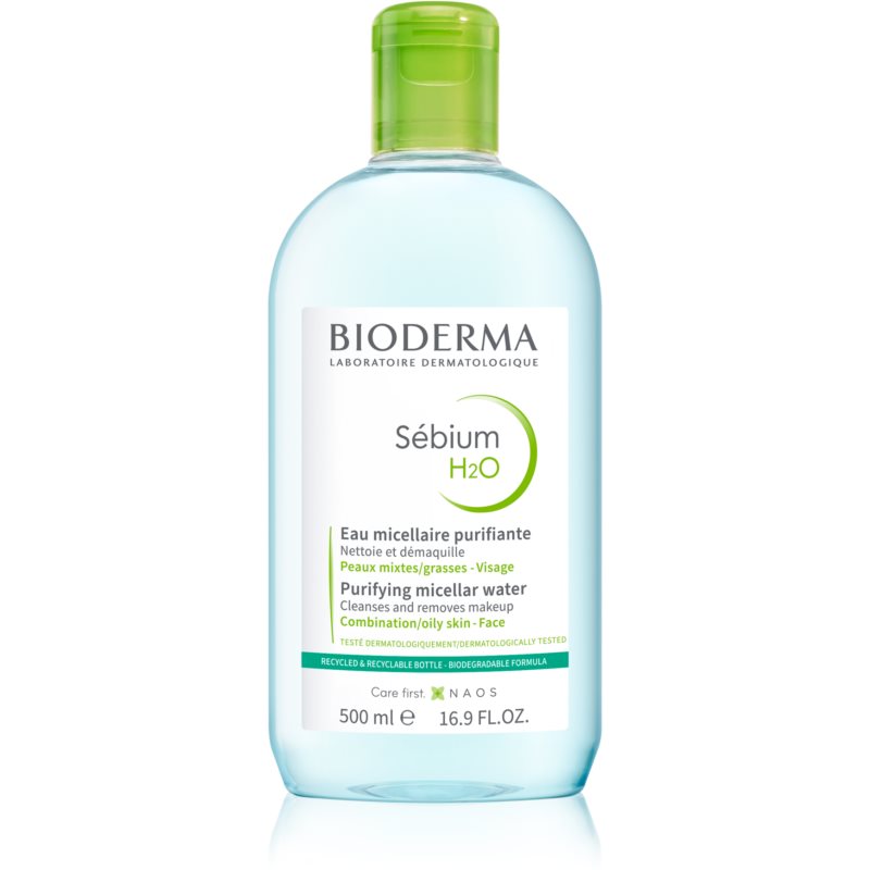 Bioderma Sebium H2O Purifying Cleansing Micelle Solution płyn oczyszczający do twarzy 500ml