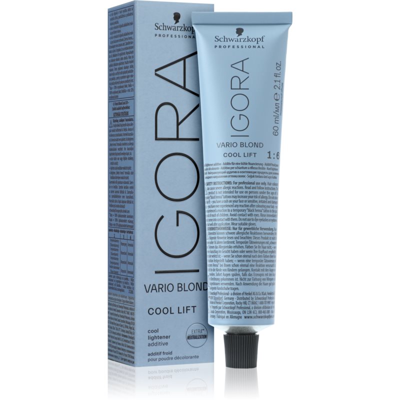 Schwarzkopf Professional Igora Vario blond Cool Lift, 1er Pack (1 X 60 ML) 4045787400632