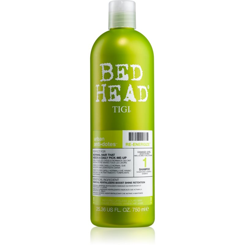 TIGI Bed Head Urban Antidotes Re-energize szampon do włosów normalnych 750 ml