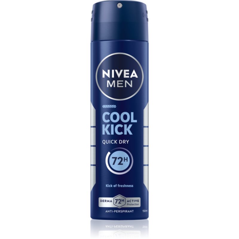 Nivea Men Cool Kick Anti-perspirant Spray 48H 150ml M Deodorant 40701