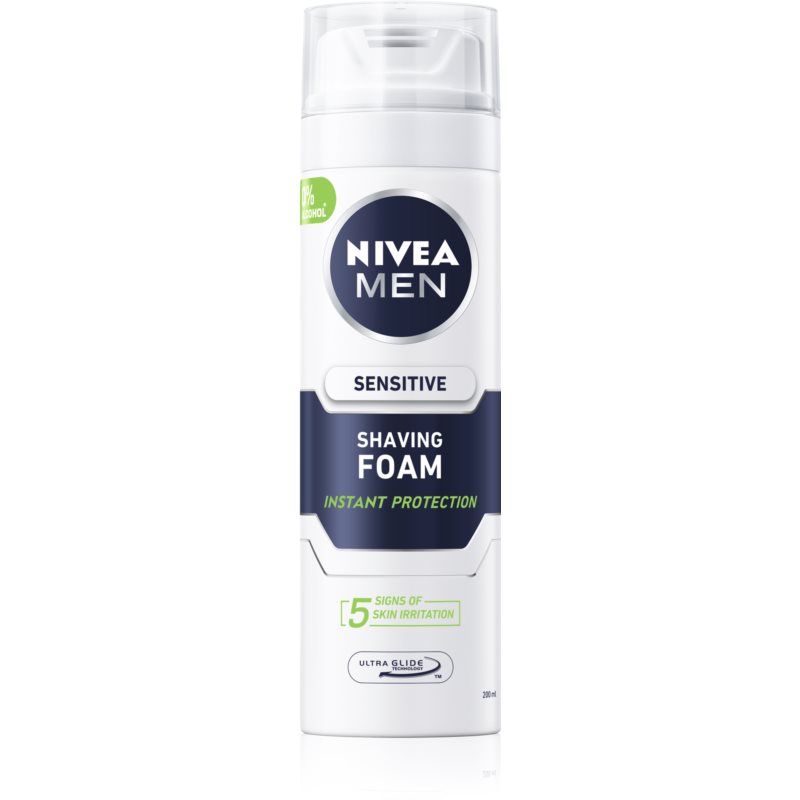 Nivea Nivea Men Sensitive pianka do golenia 200 ml dla mężczyzn 40716