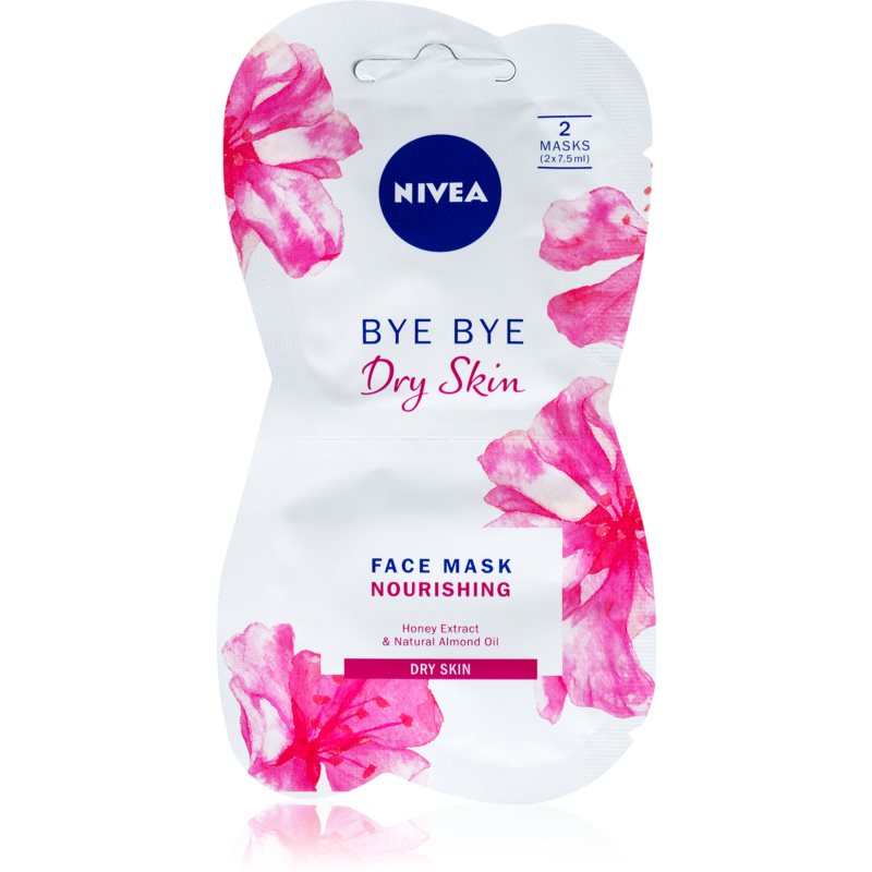 Nivea Aqua Effect odżywcza maseczka miodowa Nourishing Honey Mask) 2x7,5 ml