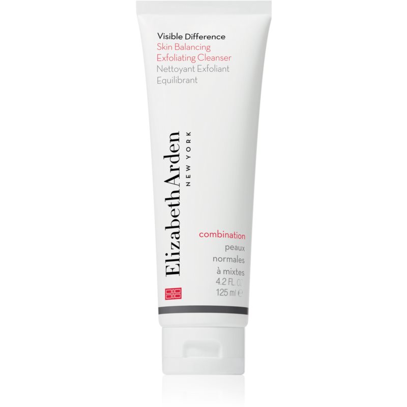 Elizabeth Arden Visible Difference peeling w piance do cery normalnej i mieszanej Skin Balancing Exfoliating Cleanser) 125 ml