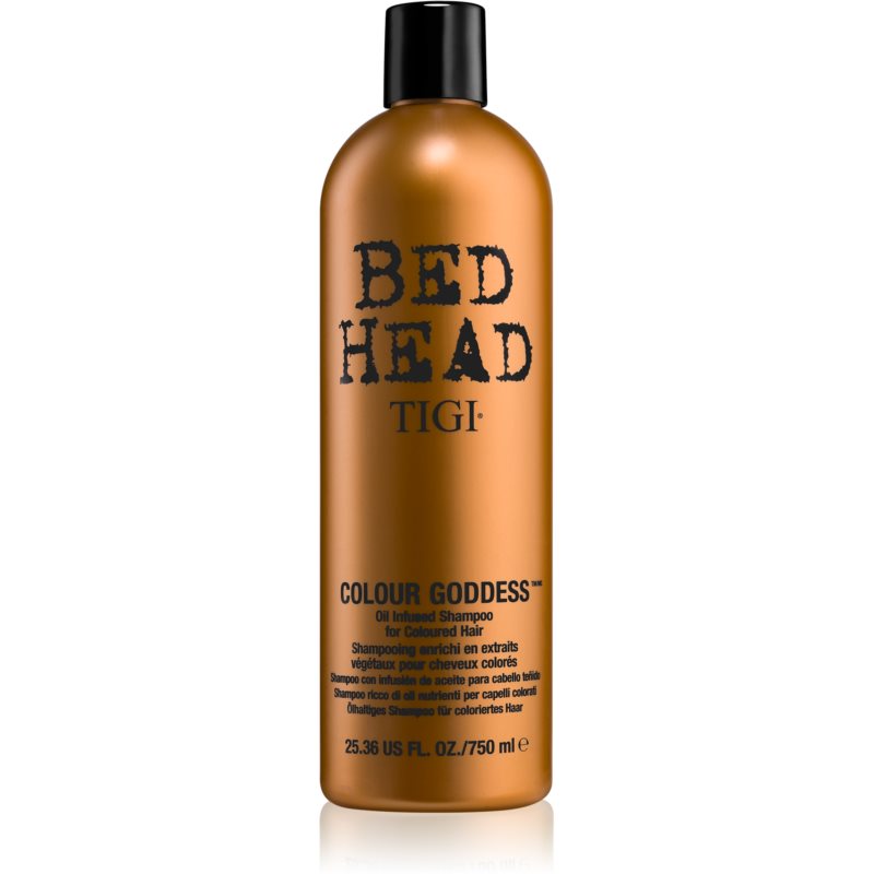 Tigi Bed Head Colour Goddess szampon z olejkami do włosów farbowanych Oil Infused Shampoo for Coloured Hair) 750 ml