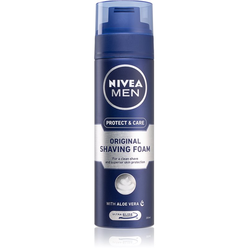NIVEA MEN Protect & Care Pianka do golenia z aloesem, 200ml
