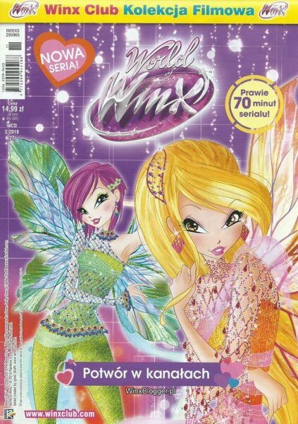 Świat Winx Club World of Winx Kolekcja filmowa 2 Potwór w kanałach (DVD)