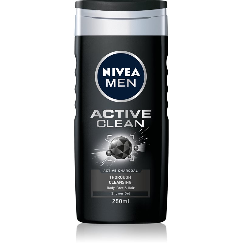 Nivea Nivea Men Active Clean żel pod prysznic 250 ml dla mężczyzn 50153