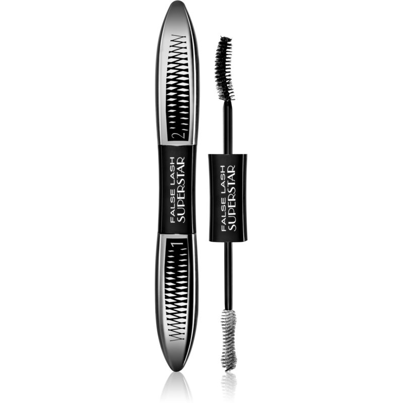 Loreal Paris False Lash Superstar tusz dający efekt podwójnego pogrubienia rzęs odcień Black 2 x 6,5 ml