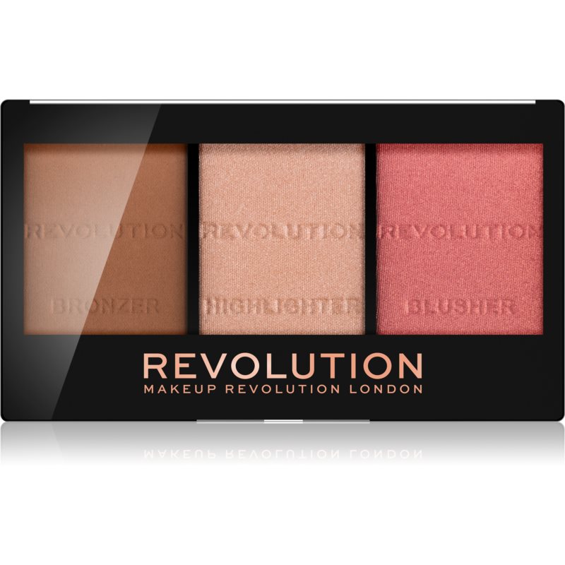 Makeup Revolution Ultra Sculp & Contour Zestaw do korygowania twarzy Kit Fair C01 11g Z oficjalnej polskiej dystrybucji