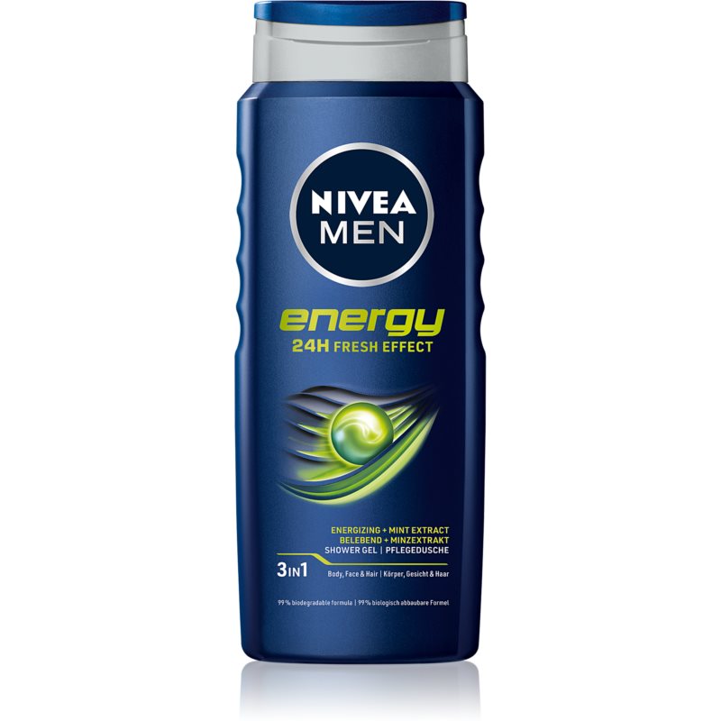 Nivea Żel pod prysznic for men Energy 500 ml