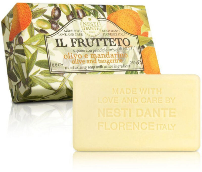 NESTI DANTE - IL FRUTTETO - Naturalne mydło toaletowe - Oliwki & Mandarynka - 250 g
