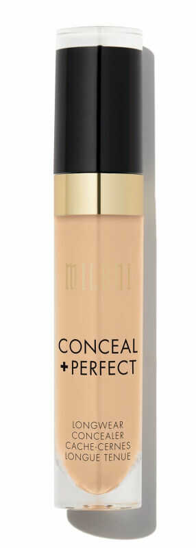 MILANI - CONCEAL + PERFECT LONGWEAR CONCEALER - Wodoodporny korektor w płynie - 145 WARM BEIGE