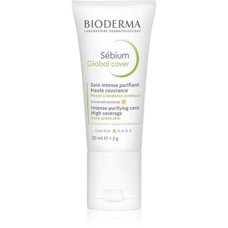 Bioderma NAOS POLAND SP Z O.O SEBIUM GLOBAL COVER Przeciwtrądzikowy krem koloryzujący 30 ml 7069129