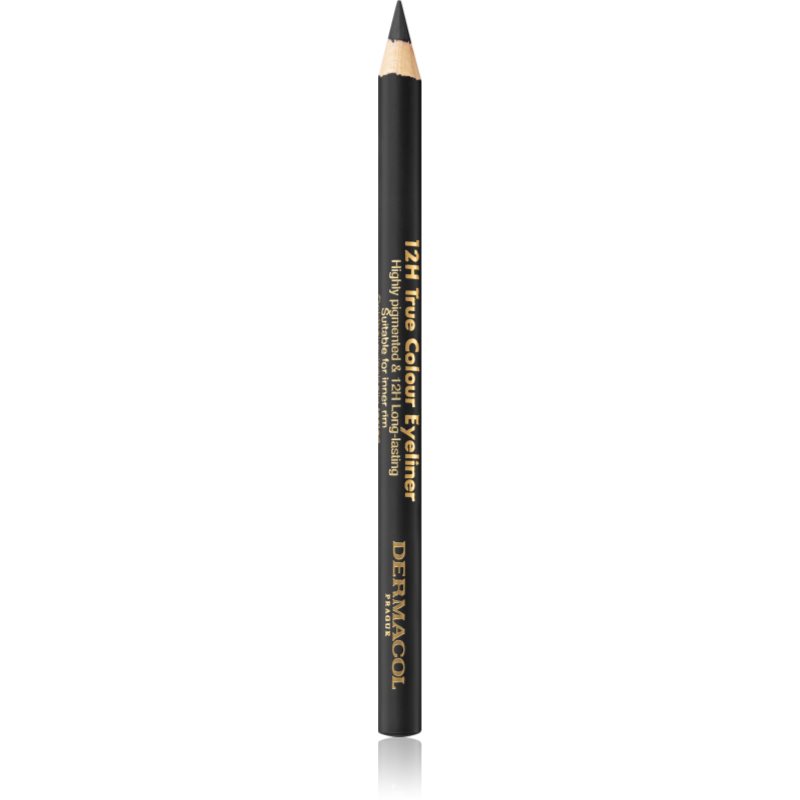 Dermacol 12H True Colour Eyeliner 0,28g W Eyeliner 8 Black 70768