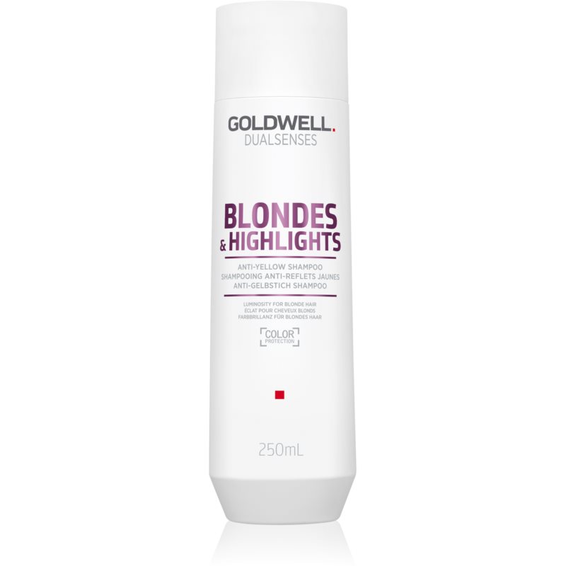 Goldwell Dualsenses Blondes&Highlights, szampon neutralizujący do włosów blond, 250 ml