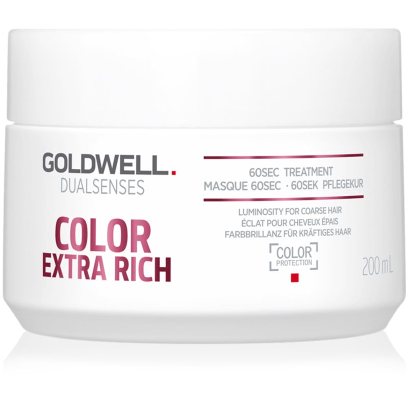 Goldwell Dualsenses Color Extra Rich, 60-sekundowa kuracja nabłyszczająca do włosów grubych i opornych, 200 ml