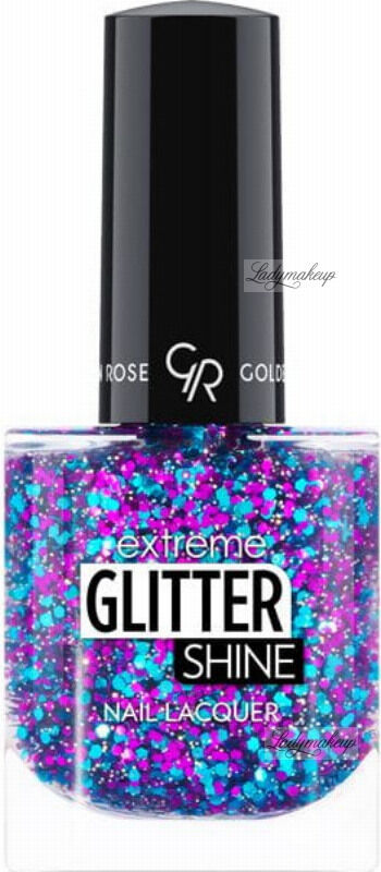 Golden Rose Extreme Glitter Shine Nail Lacquer - Lakier do paznokci - 211