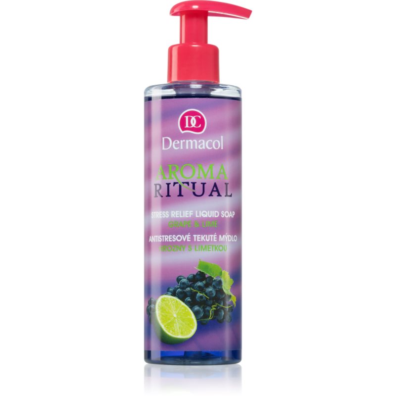 Dermacol Aroma Ritual Liquid Soap Grape&Lime 250ml W Mydło W płynie
