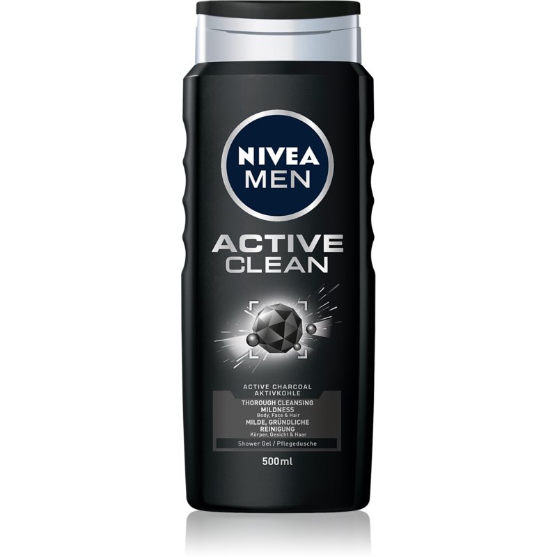 Nivea SHOWER Żel p p 500ml MEN ACTIVE CLEAN 8404&