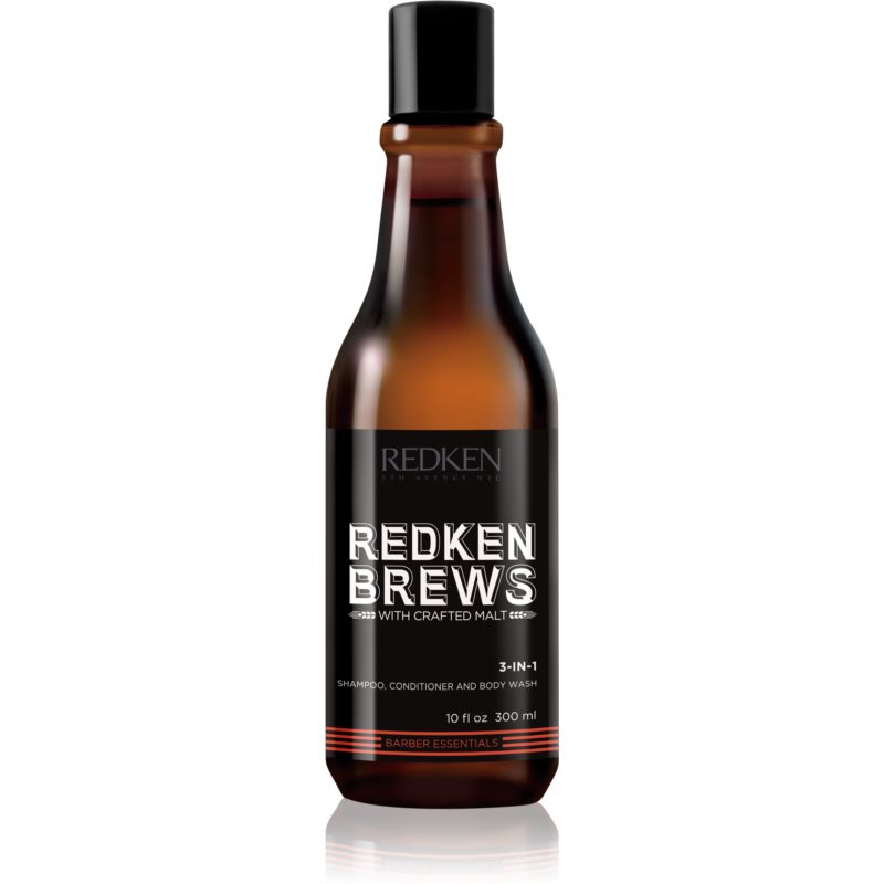 Redken Brews 3 w 1 szmpon odżywka i żel pod prysznic 300 ml
