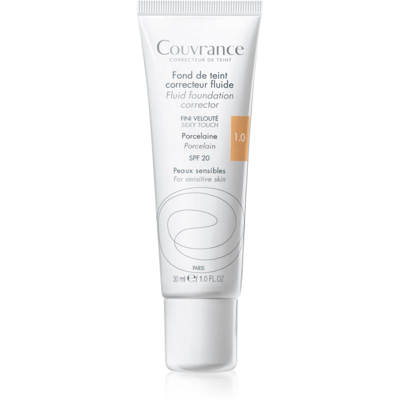 Avene COUVRANCE fluid korygujący SPF20 porcelanowy 01) 30 ml 7072011