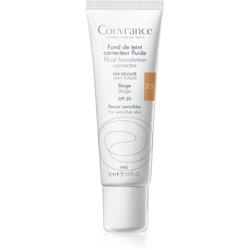Avene Avne Couvrance podkład kryjący w płynie SPF 20 odcień 2.5 Beige 30 ml