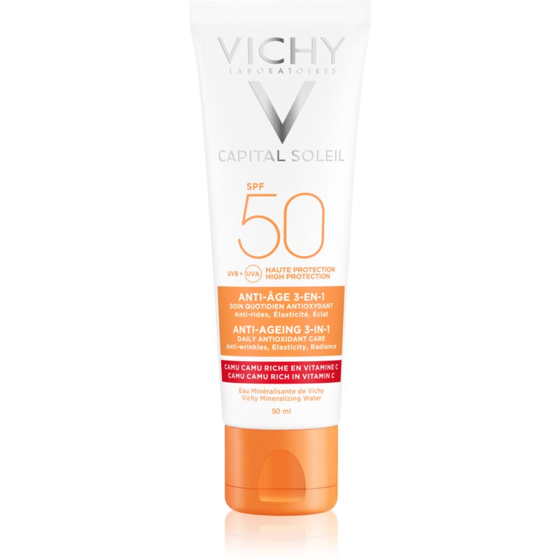 Vichy L'OREAL POLSKA IDEAL SOLEIL Krem przeciwstarzeniowy do twarzy 3w1 SPF50 50 ml 7072575