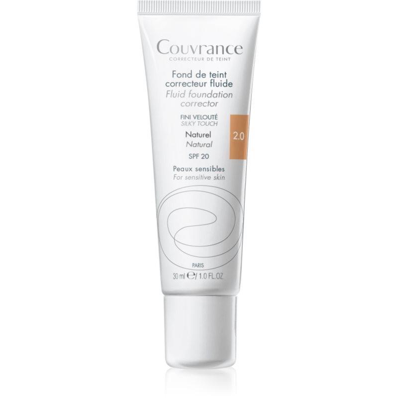 Avene COUVRANCE Fluid korygujący SPF20 naturalny 02) 30 ml 7071991