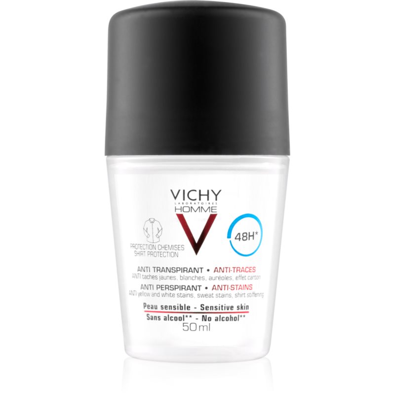 Vichy HOMME Antyperspirant w kulce dla mężczyzn przeciw plamom 48h 50 ml 7074112