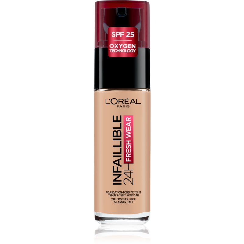 Fresh L´Oréal Paris L´Oréal Paris Infaillible 24H Wear podkład 30 ml dla kobiet 145 Rose Beige
