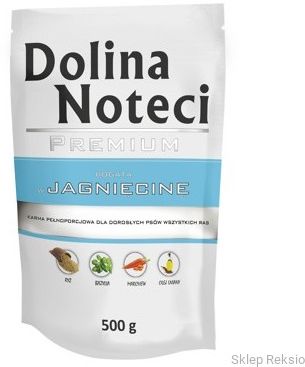 DOLINA NOTECI Premium bogata w jagnięcinę - doypack 500g