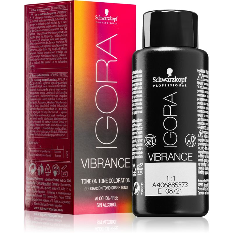 Schwarzkopf Professional IGORA Vibrance demi-permanentna farba do włosów odcień 6-6 Dark Blonde Chocolate 60 ml
