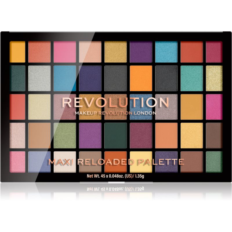 Makeup Revolution Maxi Reloaded Palette paleta sypkich cieni do powiek odcień Dream Big 60,75 g