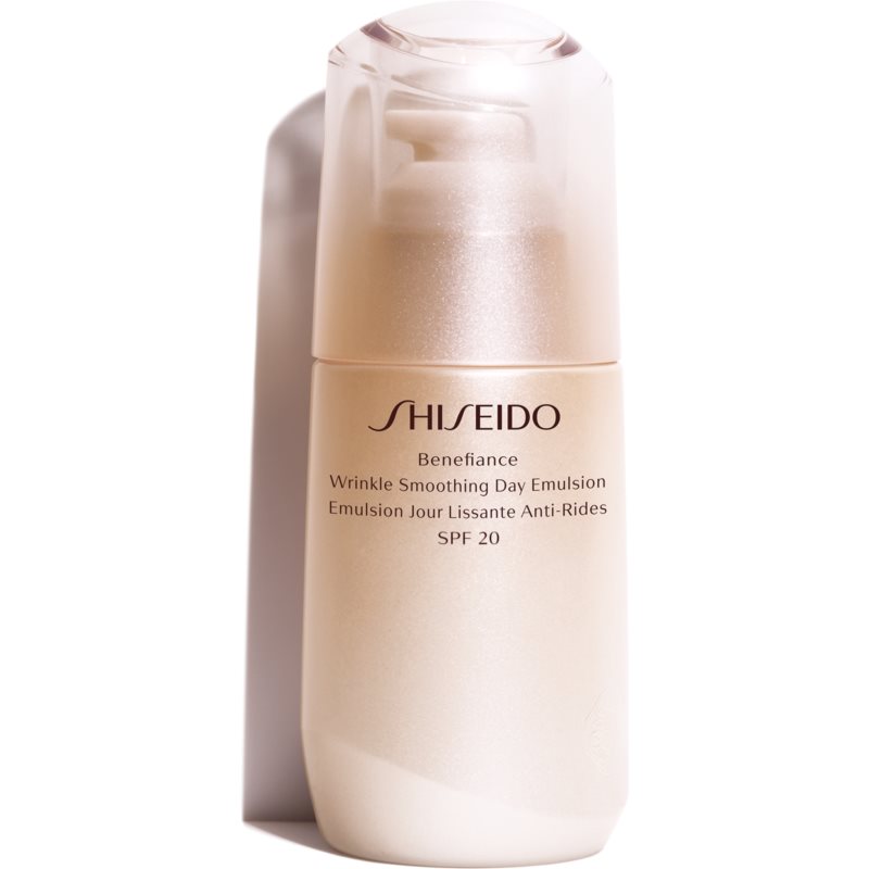Shiseido Benefiance Wrinkle Smoothing Day Emulsion emulsja ochronna przeciw starzeniu skóry SPF 20 75 ml