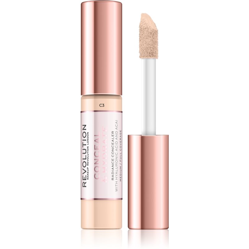 Makeup Revolution Conceal & Hydrate korektor nawilżający odcień C3 13 g