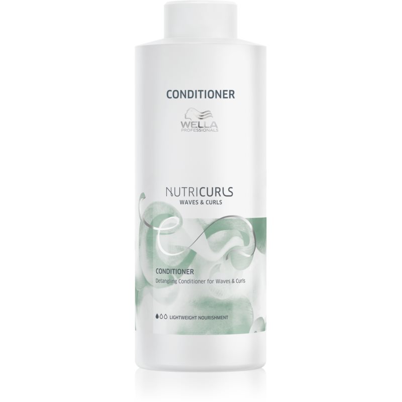 Wella Professionals NutriCurls Waves & Curls Detangling Conditioner odżywka 1000 ml dla kobiet