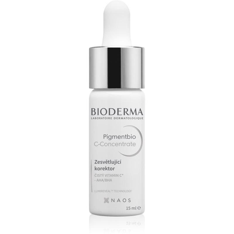 Bioderma BIODERMA - Pigmentbio C-Concentrate - Rozjaśniający koncentrat do twarzy z witaminą C na przebarwienia - 15 ml