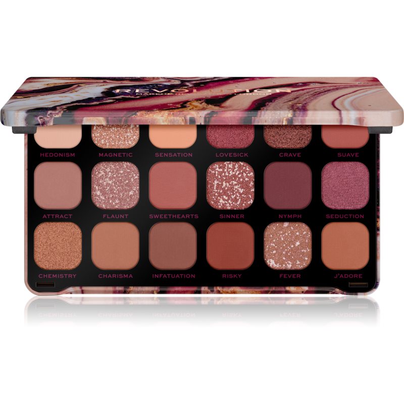 Makeup Revolution Forever Flawless paleta cieni do powiek odcień Allure 18x1,1g