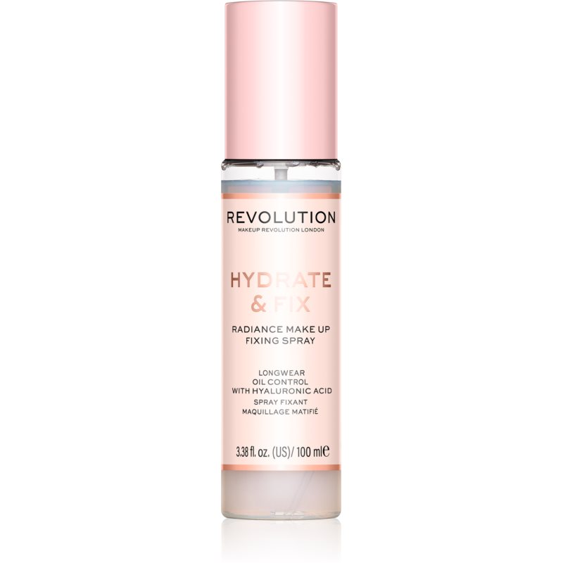 Makeup Revolution Hydrate & Fix spray utrwalający makijaż 100ml