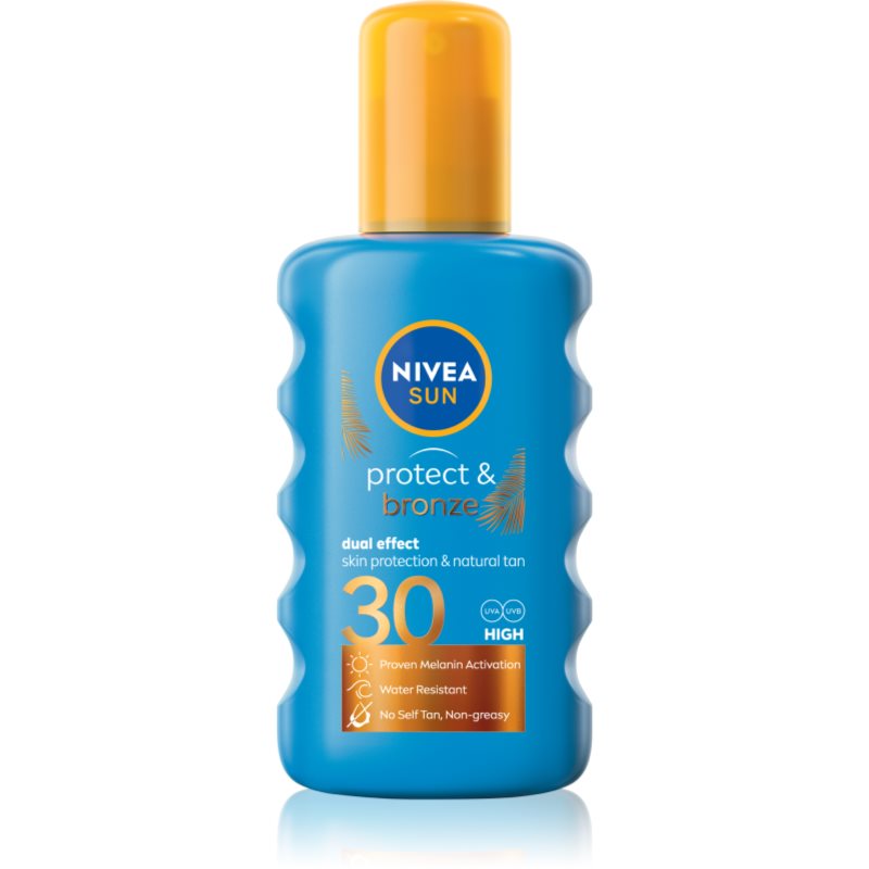Nivea Sun Protect & Bronze Spray do opalania SPF30+ 200ml