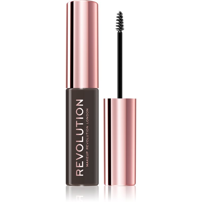 Makeup Revolution Brow Fixer żel do brwi odcień Ash Brown 6 ml