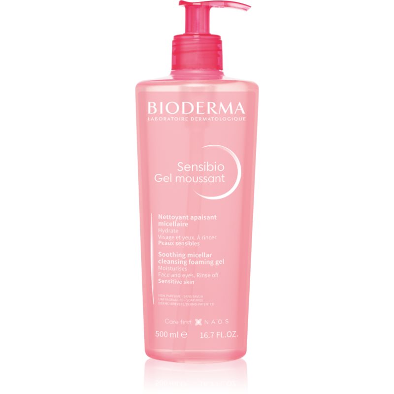 Bioderma Bioderma Sensibio Gel Moussant delikatny kojący żel oczyszczający 500 ml