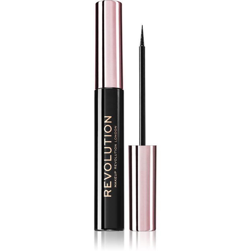 Makeup Revolution Super Flick eyeliner odcień Black 4,5 ml