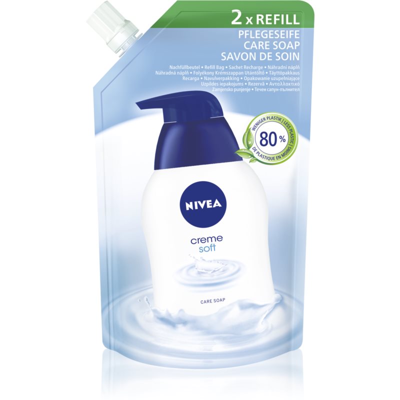 Nivea Creme Soft Cream Soap 500ml W Mydło w płynie wkład