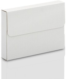 Białe pudełko ryflowane na zdjęcia 15x22,7