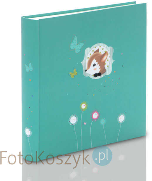 Album dziecięcy Panodia Foxy Blue (tradycyjny 60 kremowych stron)
