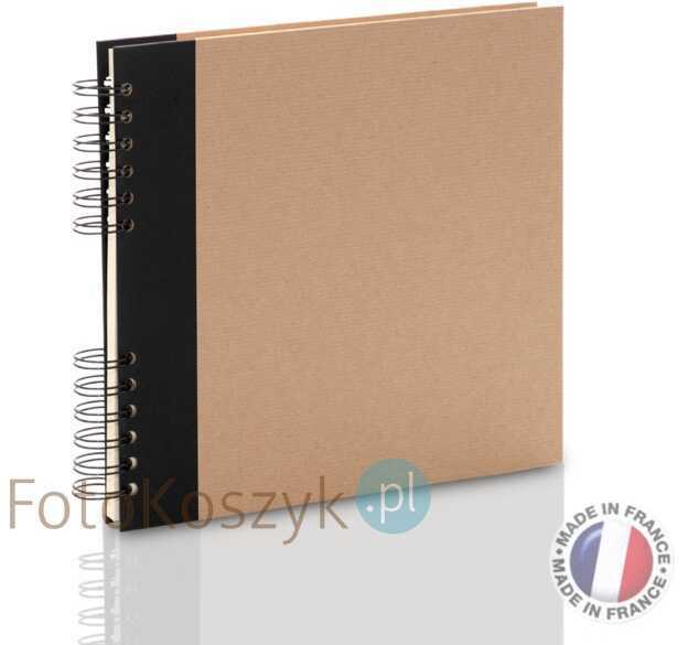 Album Panodia Kraft czarny (tradycyjny 60 kremowych stron)