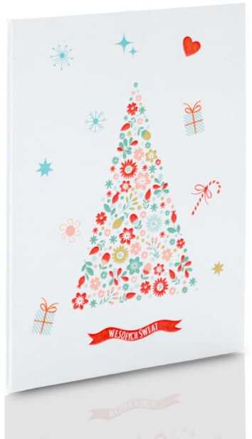 Album TS Leporello 15x21 choinka (5 kremowych kart)